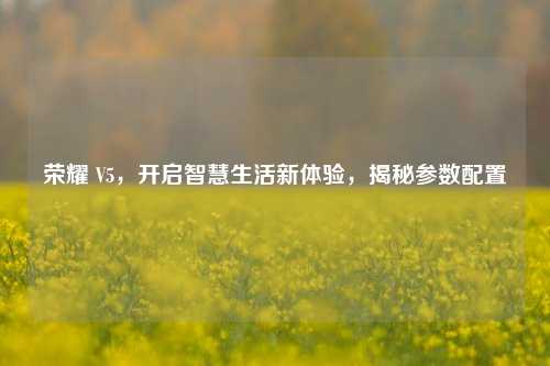 荣耀 V5，开启智慧生活新体验，揭秘参数配置
