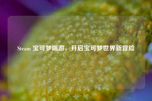 Steam 宝可梦端游，开启宝可梦世界新冒险