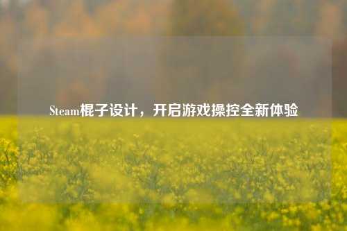 Steam棍子设计，开启游戏操控全新体验