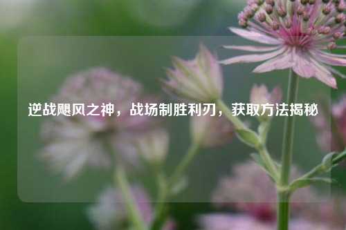 逆战飓风之神，战场制胜利刃，获取方法揭秘
