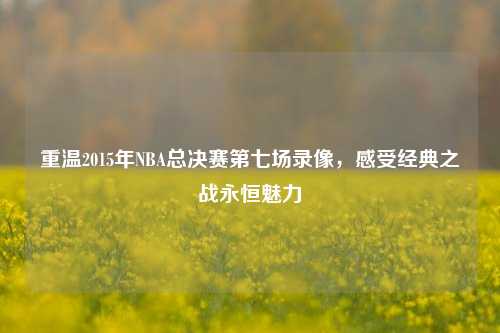 重温2015年NBA总决赛第七场录像，感受经典之战永恒魅力