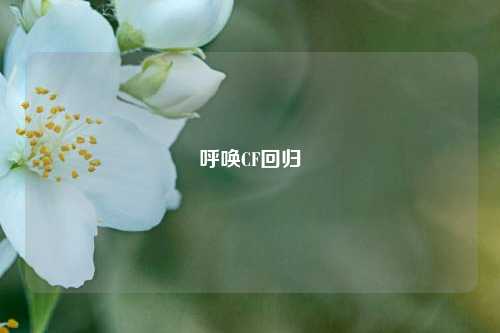 呼唤CF回归