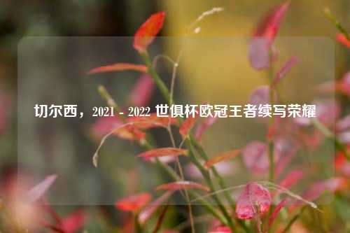 切尔西，2021 - 2022 世俱杯欧冠王者续写荣耀