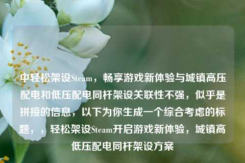 中轻松架设Steam,畅享游戏新体验与城镇高压配电和低压配电同杆架设关联性不强,似乎是拼接的信息,以下为你生成一个综合考虑的标题,,轻松架设Steam开启游戏新体验,城镇高低压配电同杆架设方案