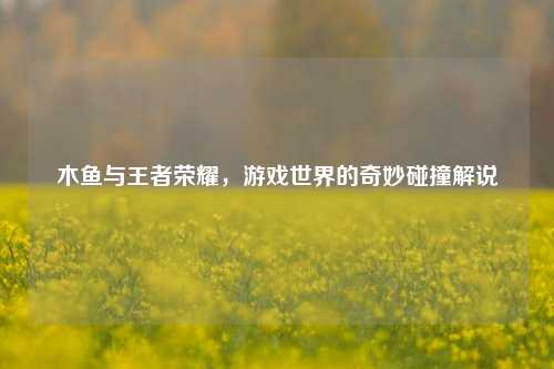 木鱼与王者荣耀，游戏世界的奇妙碰撞解说