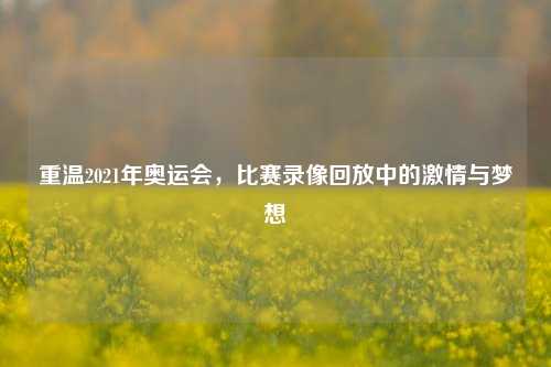 重温2021年奥运会，比赛录像回放中的激情与梦想