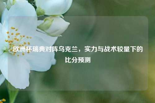 欧洲杯瑞典对阵乌克兰，实力与战术较量下的比分预测