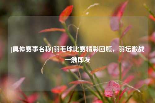 [具体赛事名称]羽毛球比赛精彩回顾，羽坛激战一触即发