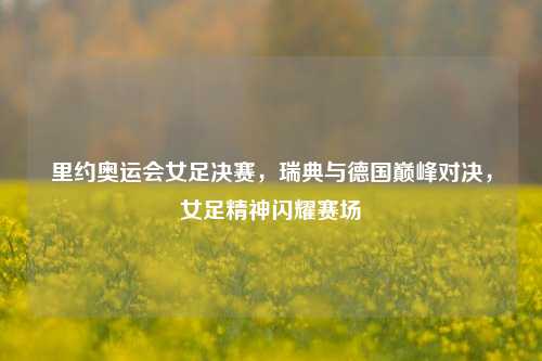 里约奥运会女足决赛,瑞典与德国巅峰对决,女足精神闪耀赛场