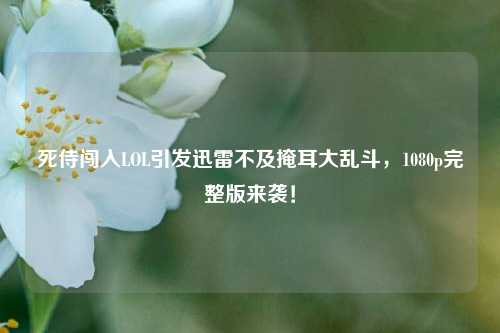 死侍闯入LOL引发迅雷不及掩耳大乱斗,1080p完整版来袭!