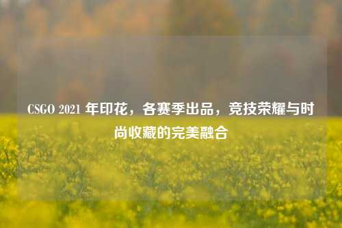CSGO 2021 年印花,各赛季出品,竞技荣耀与时尚收藏的完美融合