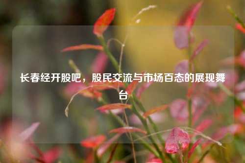 长春经开股吧，股民交流与市场百态的展现舞台