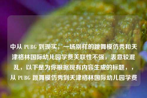 中从 PUBG 到现实，一场别样的跳舞模仿秀和天津格林国际幼儿园学费关联性不强，表意较混乱，以下是为你根据现有内容生成的标题，，从 PUBG 跳舞模仿秀到天津格林国际幼儿园学费