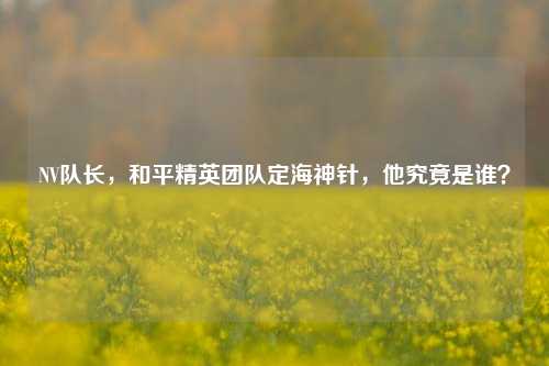 NV队长，和平精英团队定海神针，他究竟是谁？