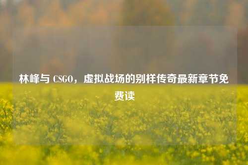 林峰与 CSGO，虚拟战场的别样传奇最新章节免费读