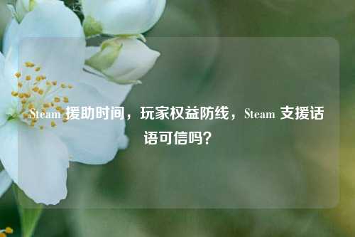 Steam 援助时间，玩家权益防线，Steam 支援话语可信吗？