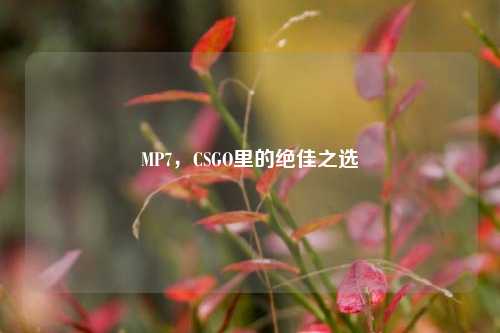 MP7，CSGO里的绝佳之选