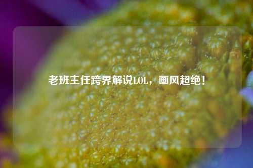 老班主任跨界解说LOL，画风超绝！