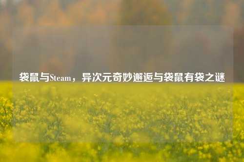 袋鼠与Steam，异次元奇妙邂逅与袋鼠有袋之谜