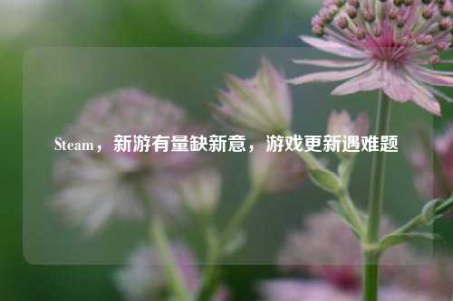 Steam,新游有量缺新意,游戏更新遇难题