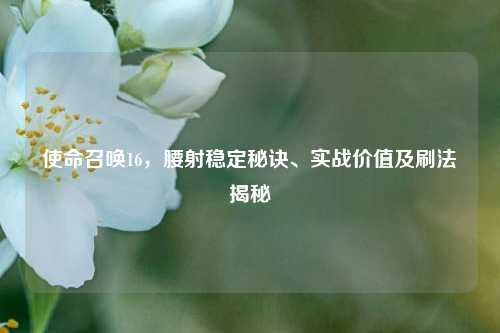 使命召唤16,腰射稳定秘诀、实战价值及刷法揭秘
