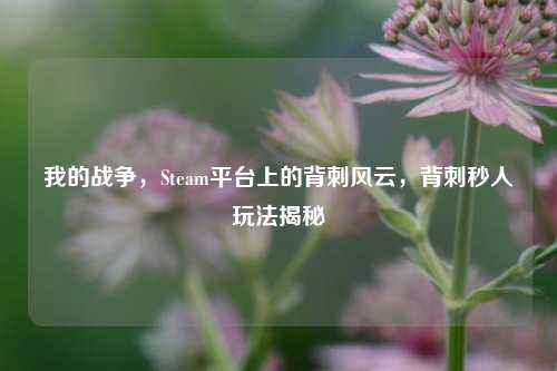 我的战争，Steam平台上的背刺风云，背刺秒人玩法揭秘