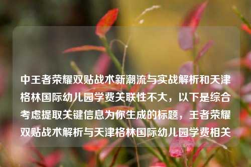 中王者荣耀双贴战术新潮流与实战解析和天津格林国际幼儿园学费关联性不大，以下是综合考虑提取关键信息为你生成的标题，王者荣耀双贴战术解析与天津格林国际幼儿园学费相关