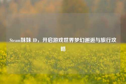 Steam妹妹 ID，开启游戏世界梦幻邂逅与旅行攻略
